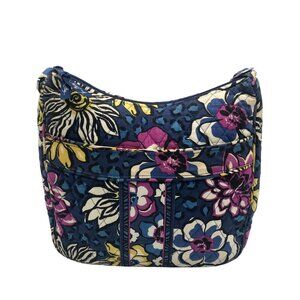 Vera Bradley African Violet Fabric Pattern Crossbody Bag